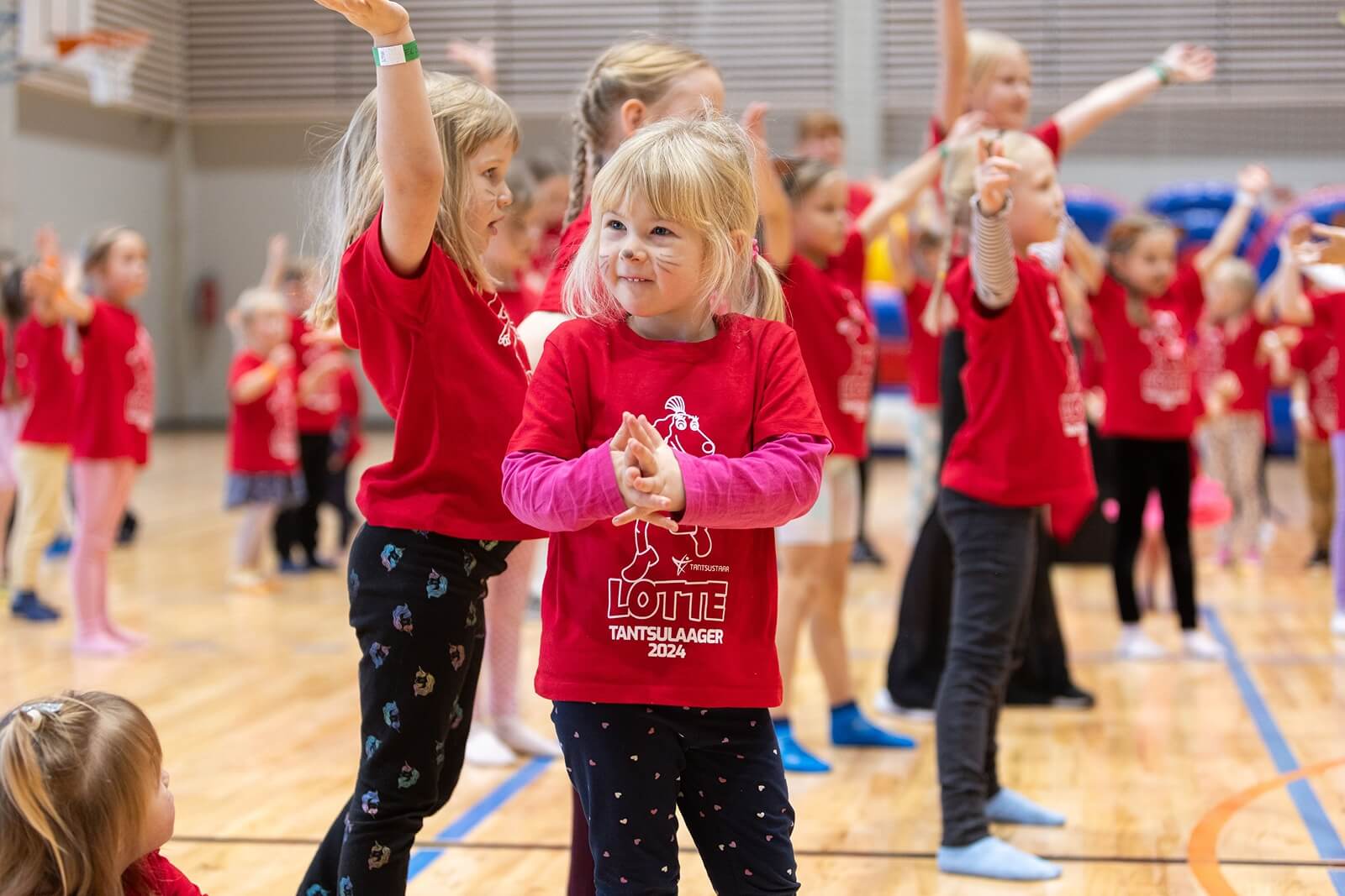 Lotte tantsulaager 2024 eelkooliealistele lastele